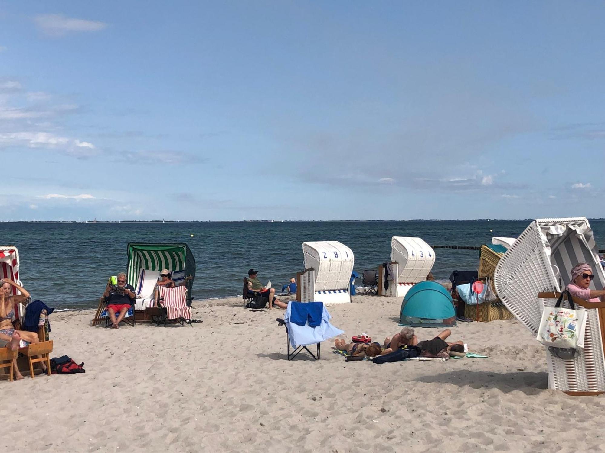 Ferienwohnung Sandkueste Mit Strandkorb & Indoor Spielplatz Heiligenhafen Dış mekan fotoğraf